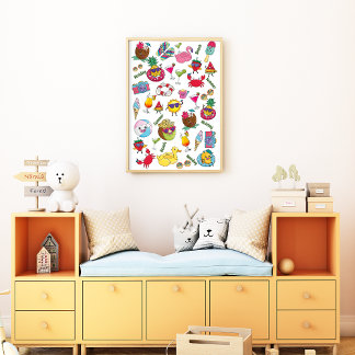 Nursery Summer Poster | Kids Room Poster