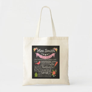 Nursery Teacher tote shopping book bag