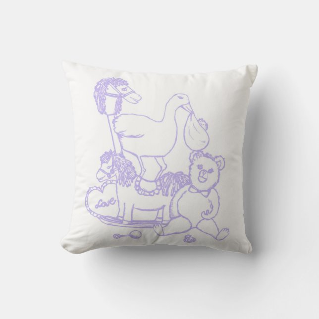 Nursery Toys American MoJo Pillow (Front)
