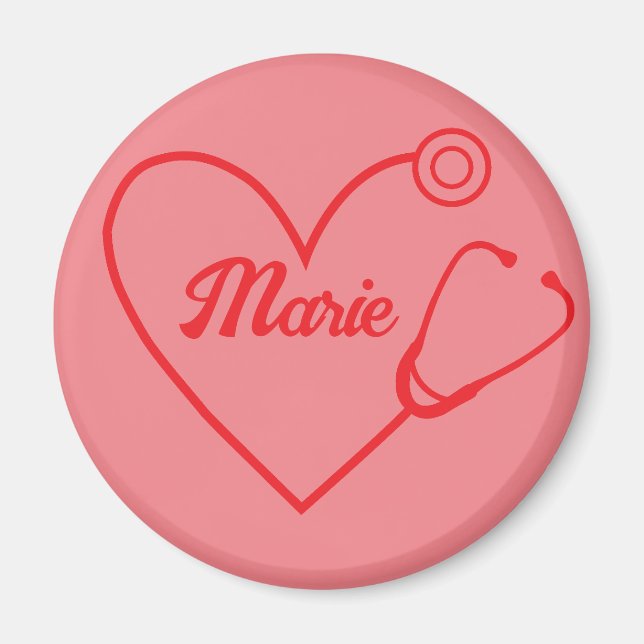 Nurse's Appreciation Love Magnet (Front)
