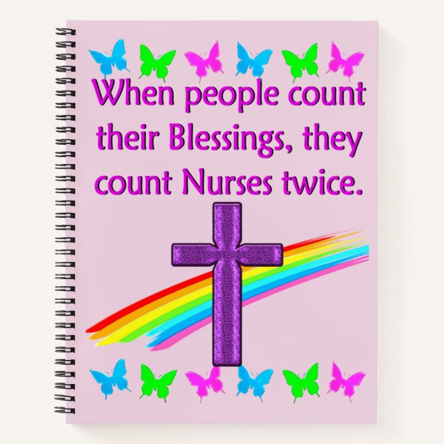 NURSES ARE A BLESSING NOTEBOOK (Front)