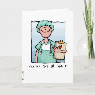 nurses are all heart card