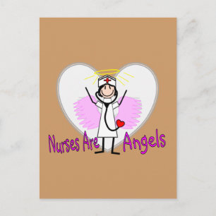 Nurses Are Angels Postcard