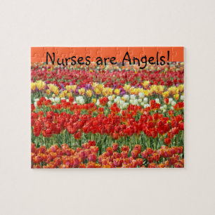 Nurses are Angels! Puzzle gifts Tulip Festivals