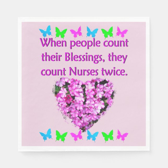 NURSES ARE APPRECIATED NAPKIN (Front)