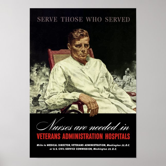 Nurses Are Needed -- WWII VA Poster (Front)