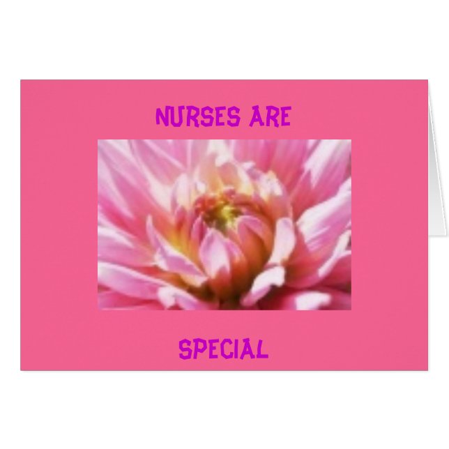 Nurses are Special Card (Front Horizontal)
