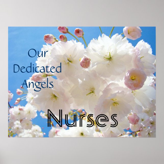 Nurses art prints Our Dedicated Angels Nursing (Front)