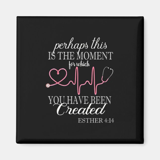 Nurses Created Moment Ruth Nurse Blessing Magnet (Front)