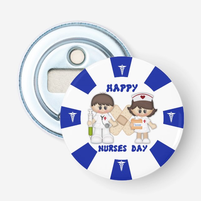Nurses Day Designer Gift Bottle Opener (Front)