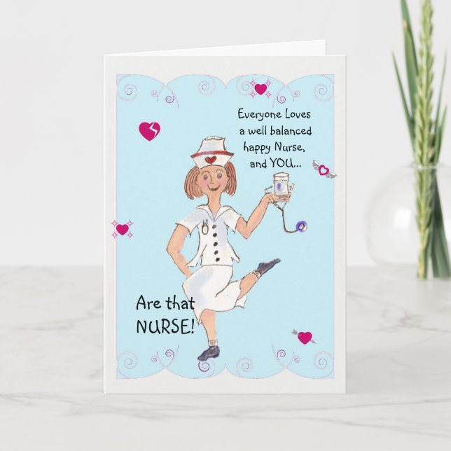 Nurse's Day greeting card (Front)