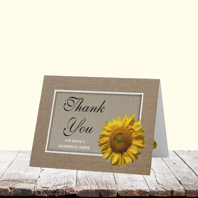 Nurses Day Greeting Card -- Sunflower (Creator Uploaded)