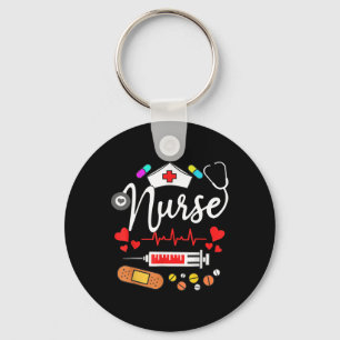 Nurse's Day Nurse Life Nurse Week 2025 Womens Key Ring