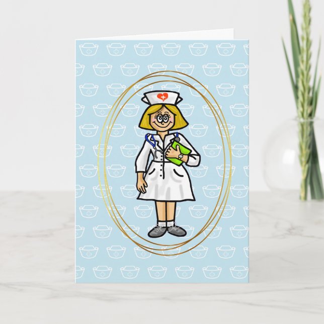 Nurses Day Thanks and Appreciation Card (Front)