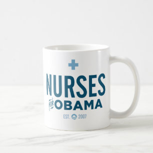 Nurses for Obama Coffee Mug