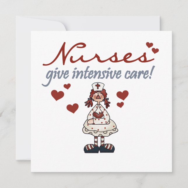 Nurses Give Intensive Care t-shirts and Gifts (Front)