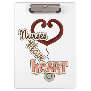 Nurses Have Heart Clipboard