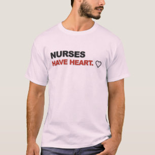 Nurses Have Heart Nurse Typography Design T-Shirt
