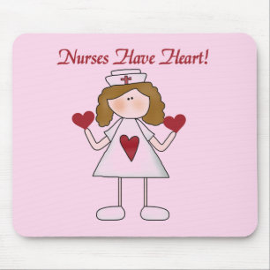 Nurses Have Heart T-shirts and Gifts Mouse Pad