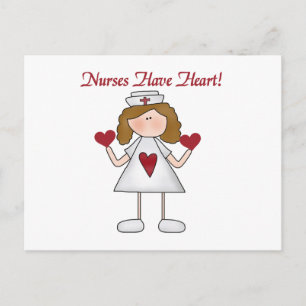 Nurses Have Heart T-shirts and Gifts Postcard