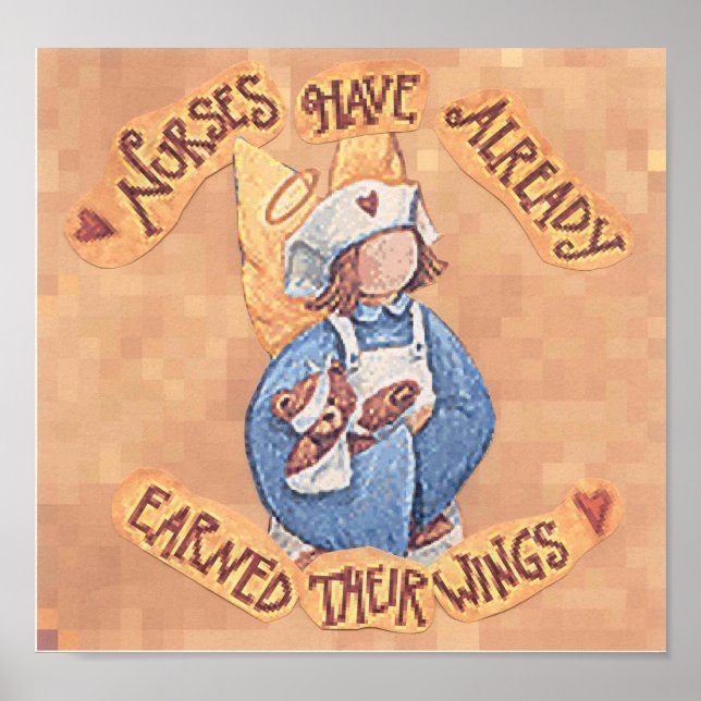 nurses have wings poster (Front)