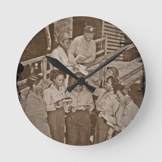 Nurses in the SW Pacific Getting Mail Round Clock (Front)