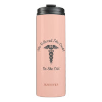 Nurse's Inspirational Blush Pink Personalised 