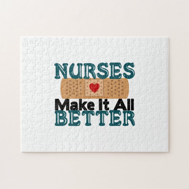Nurses Make It All Better Jigsaw Puzzle (Horizontal)