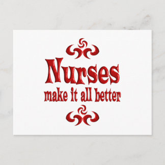 NURSES MAKE IT ALL BETTER POSTCARD