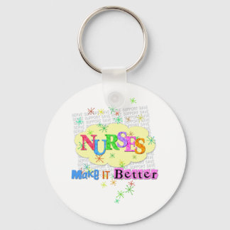 nurses make it better key ring