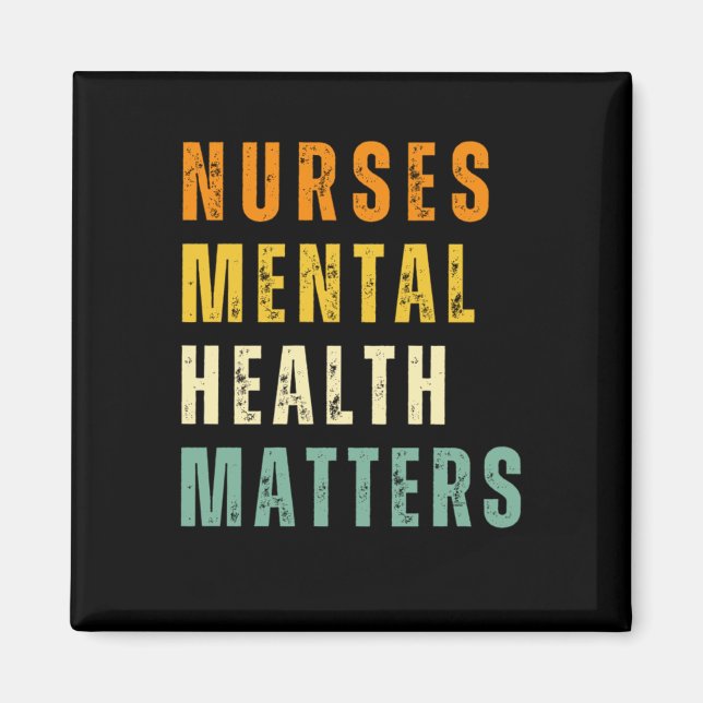 Nurses Mental Health S Sticker  Magnet (Front)