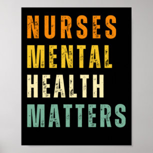 Nurses Mental Health S Sticker Poster