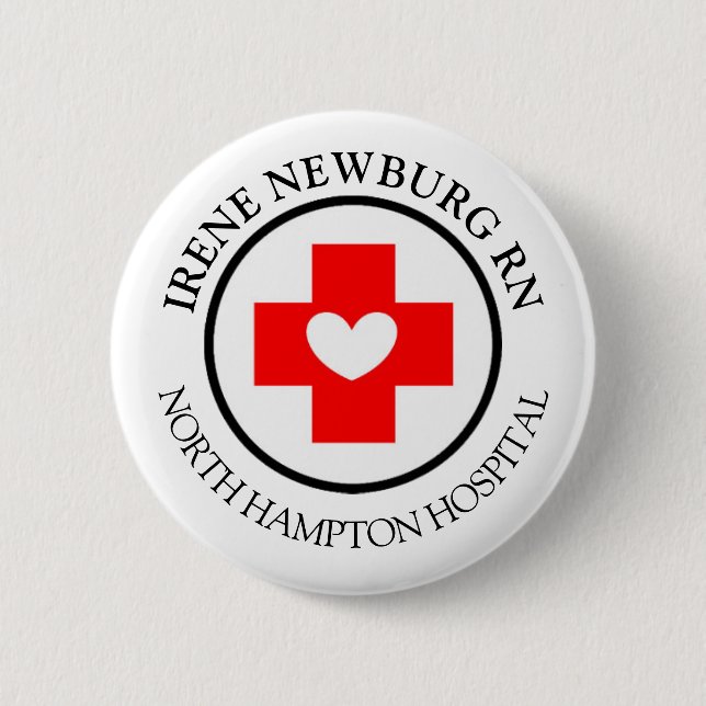 Nurse's Name Badge and Logo or Symbol  (Front)