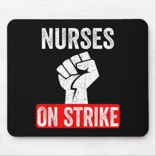 Nurses On Strike Nnu National Nurses United Staffi Mouse Pad