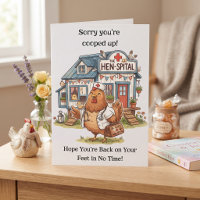Nurse's Orders | Get Well Soon Funny Chicken