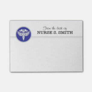 Nurses organiser to do list   Blue Post-it Notes