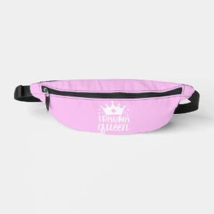 nurses pink cute gift simple crown funny bum bags