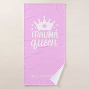 nurses pink cute queen modern simple Towel