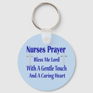 Nurses Prayer Key Ring