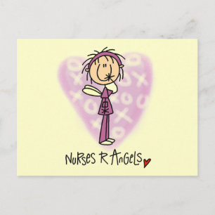 Nurses R Angels Tshirts and Gifts Postcard