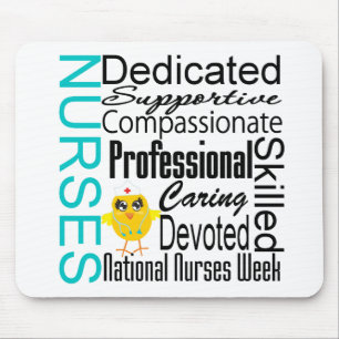 Nurses Recognition Collage - National Nurses Week Mouse Pad