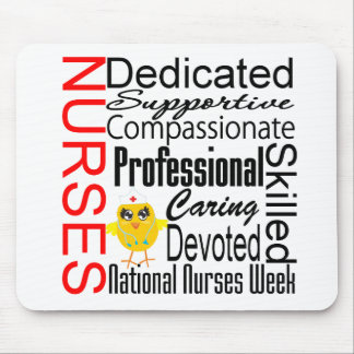 Nurses Recognition Collage: National Nurses Week Mouse Pad