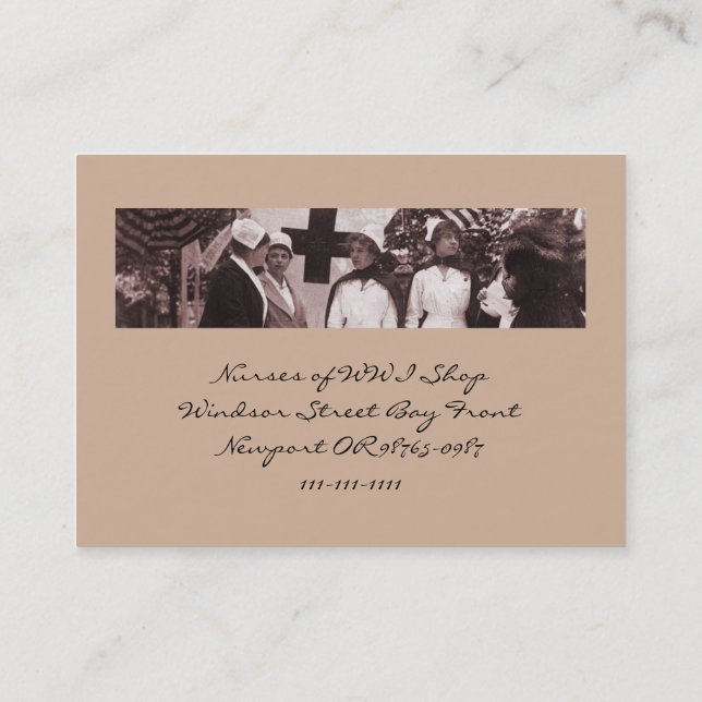 Nurses Recruitment Business Card (Back)