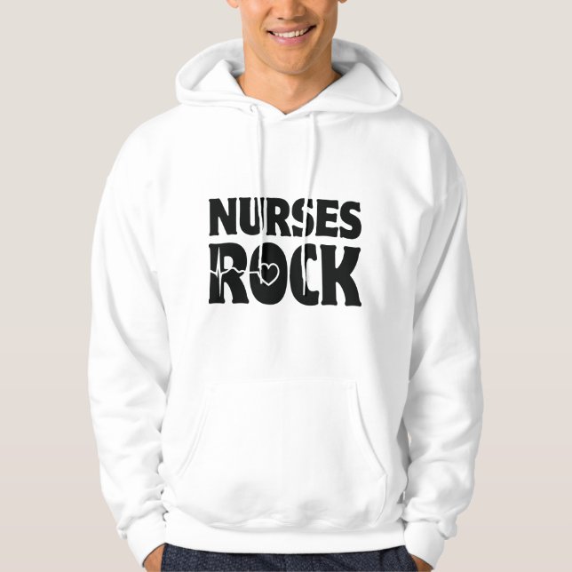 Nurses Rock Hoodie (Front)