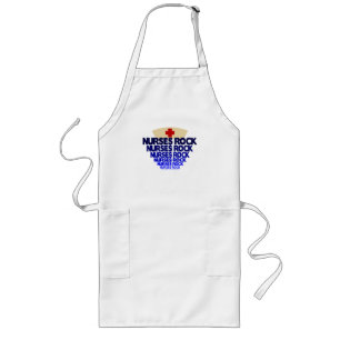 Nurses Rock Long Apron