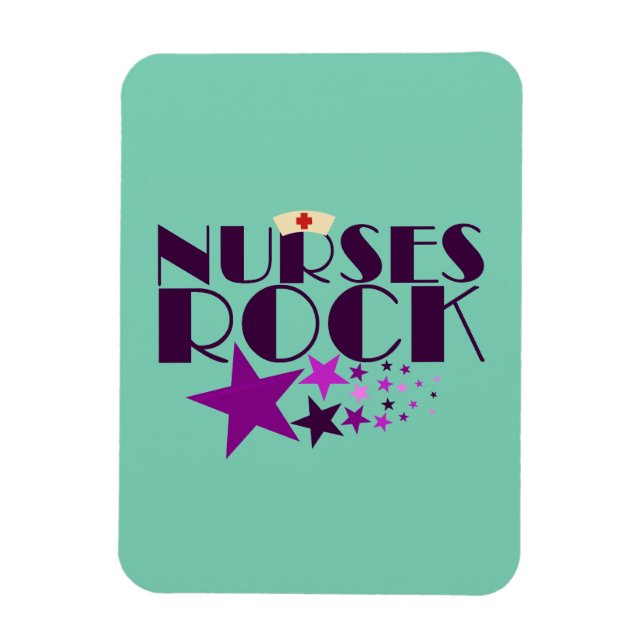 Nurses Rock Magnet (Vertical)
