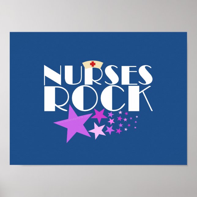Nurses Rock Poster (Front)