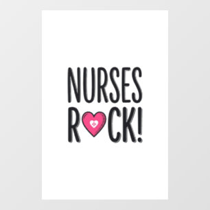 Nurses Rock Vintage Nurse Heart Vector Design_1