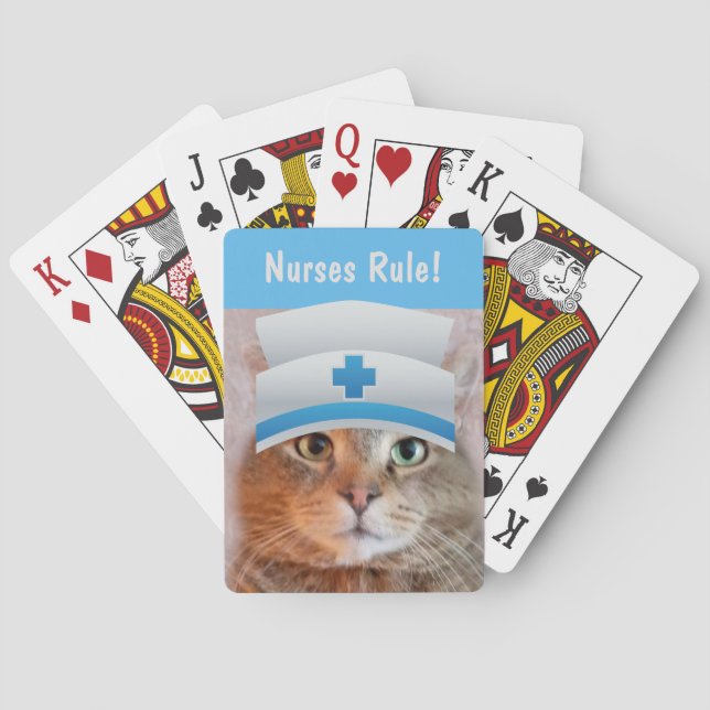 Nurses Rule Playing Cards (Back)
