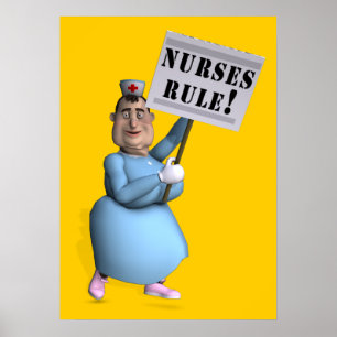 Nurses Rule! Poster